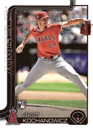 2025 Topps #17 Jack Kochanowicz NM-MT RC Rookie Angels ID:76905 - Baseball Card Single