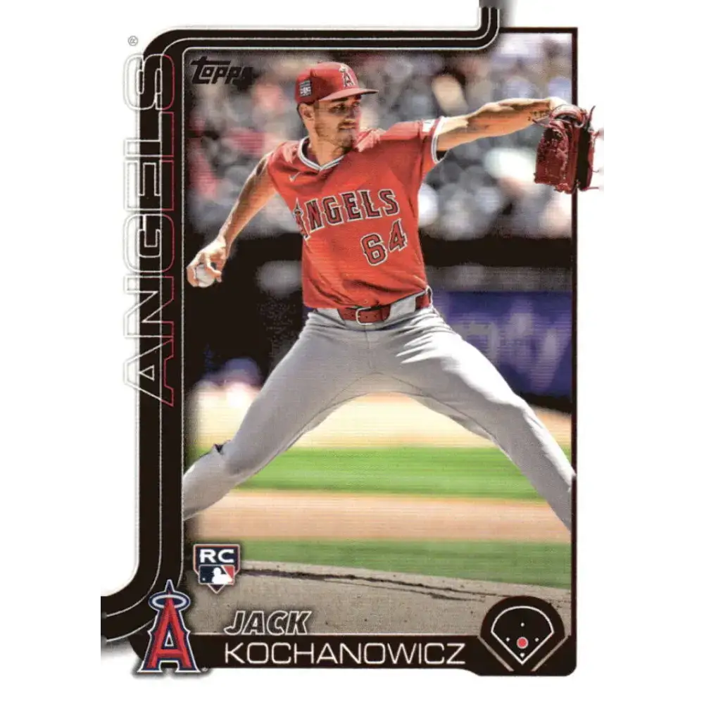 2025 Topps #17 Jack Kochanowicz NM-MT RC Rookie Los Angeles Angels Baseball Card - Baseball Card Single