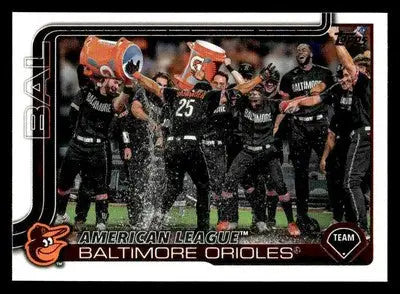 2025 Topps #170 Baltimore Orioles - Baseball Card Single