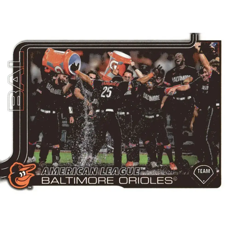2025 Topps #170 Baltimore Orioles NM-MT Baltimore Orioles Baseball Card - Baseball Card Single