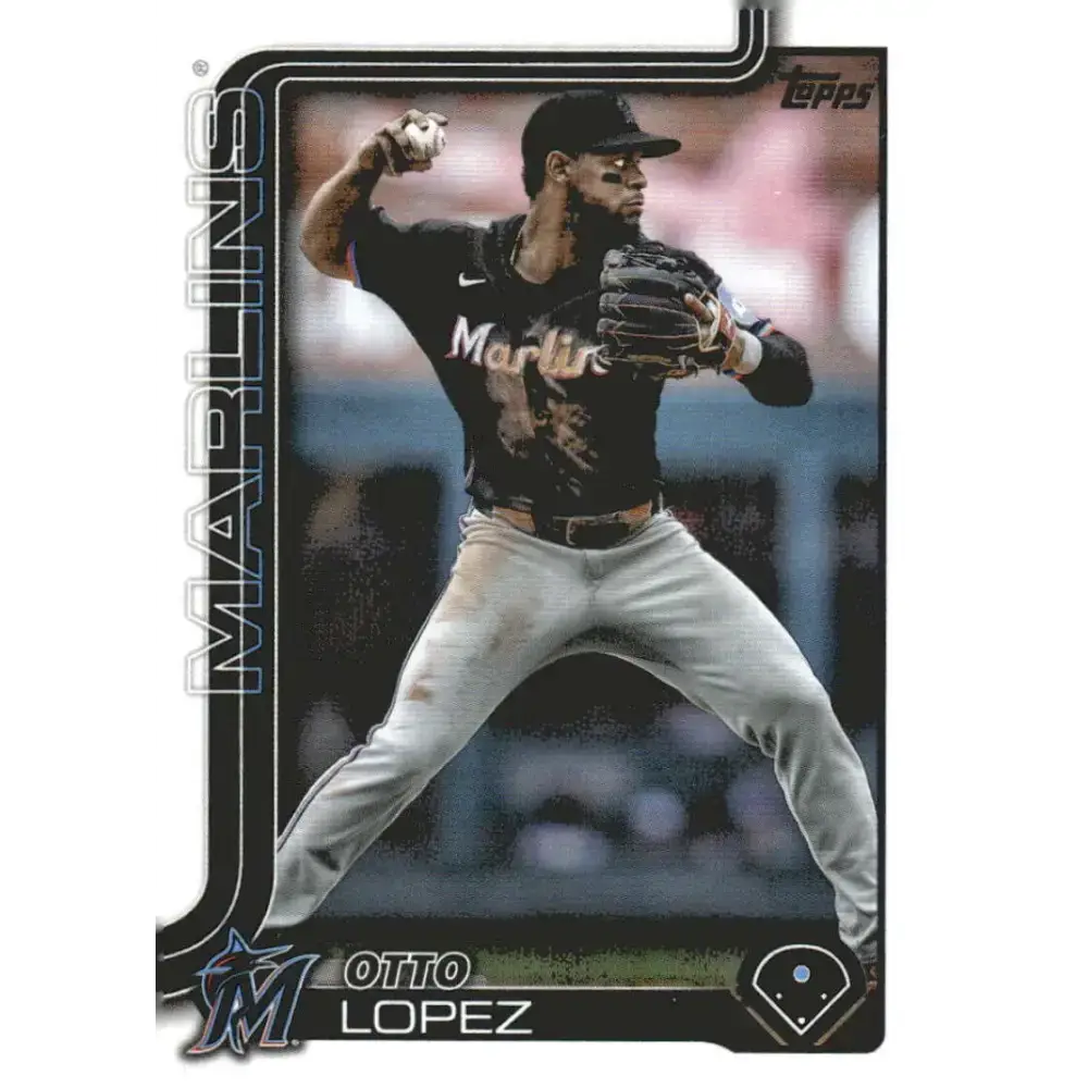 2025 Topps #172 Otto Lopez NM-MT Miami Marlins Baseball Card - Baseball Card Single