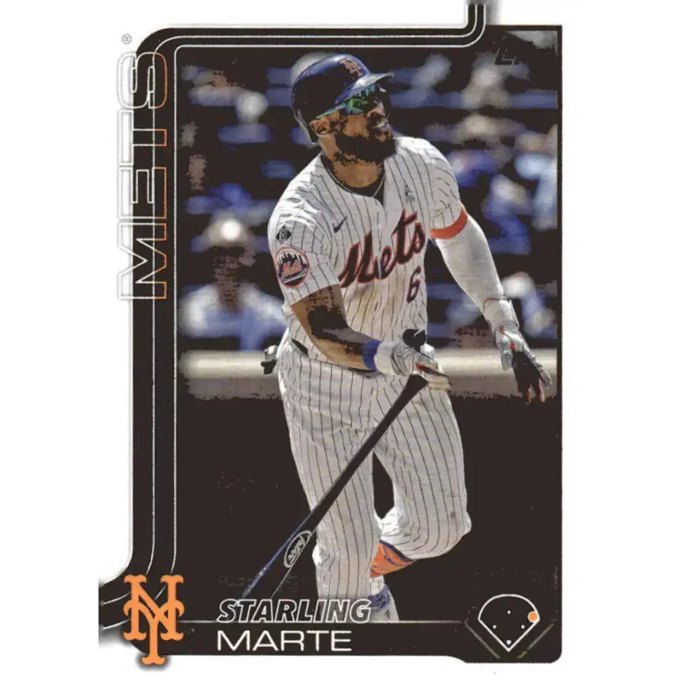 2025 Topps #173 Starling Marte NM-MT New York Mets Baseball Card - Baseball Card Single