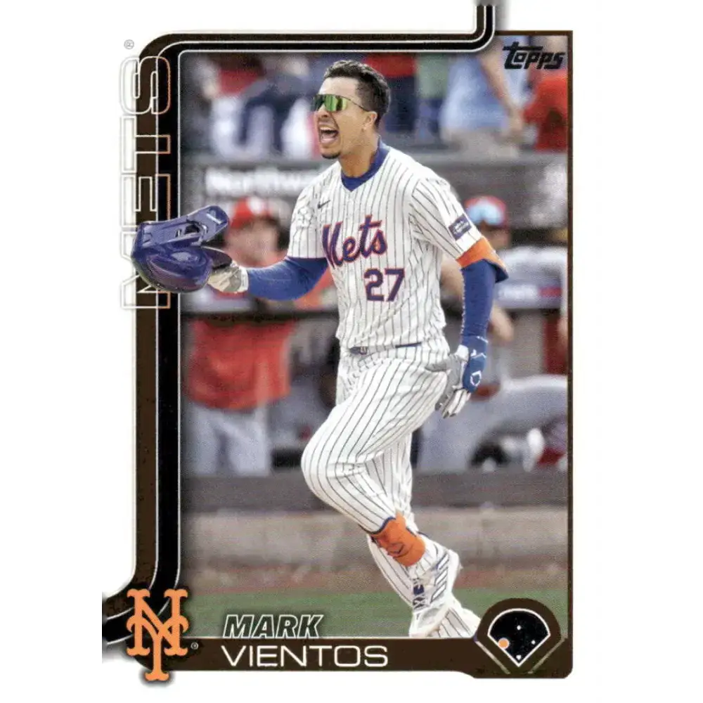 2025 Topps #174 Mark Vientos NM-MT New York Mets Baseball Card - Baseball Card Single
