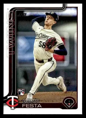 2025 Topps #178 David Festa - Baseball Card Single