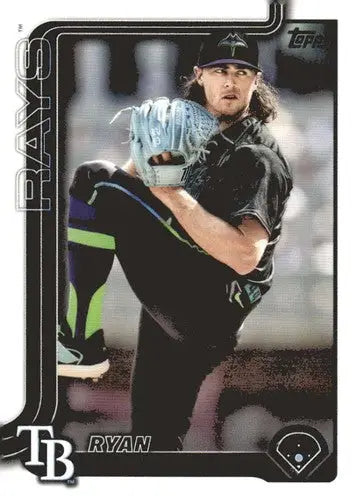 Original gloss baseball trading card featuring Ryan Pepiot pitcher from 2025 Topps #179