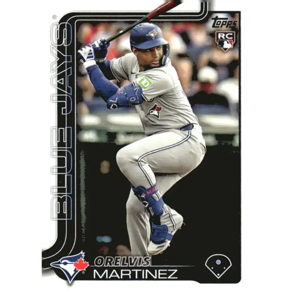 2025 Topps #18 Orelvis Martinez NM-MT RC Rookie Toronto Blue Jays Baseball Card - Baseball Card Single