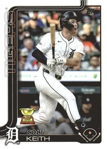 Baseball trading card featuring Colt Keith of the Detroit Tigers, 2025 Topps #180 NM-MT