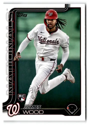 2025 Topps #181 James Wood NM Near Mint RC Rookie Nationals ID:77234