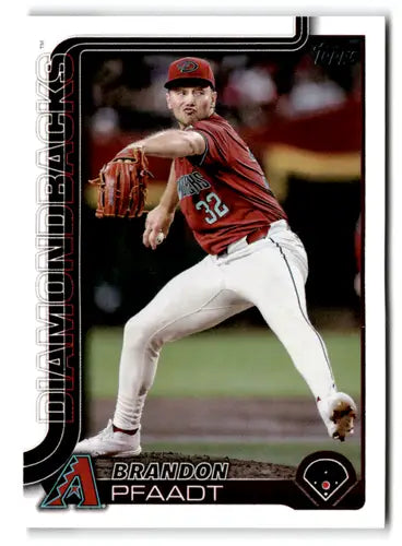 2025 Topps #182 Brandon Pfaadt NM Near Mint Diamondbacks ID:77315 - Baseball Card Single
