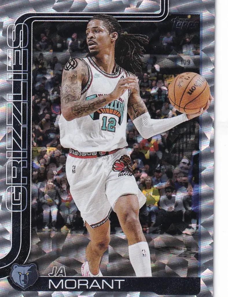 2025 TOPPS #182 JA MORANT DIAMONTE- MEMPHIS GRIZZLIES