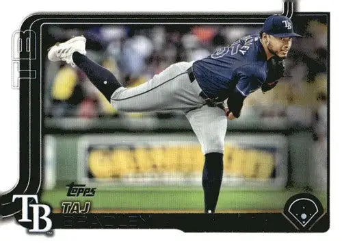 Baseball trading card featuring Taj Bradley in action 2025 Topps #183 NM-MT