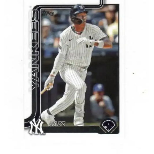 2025 Topps #185 Jazz Chisholm Jr. NM-MT New York Yankees Baseball Card - Baseball Card Single