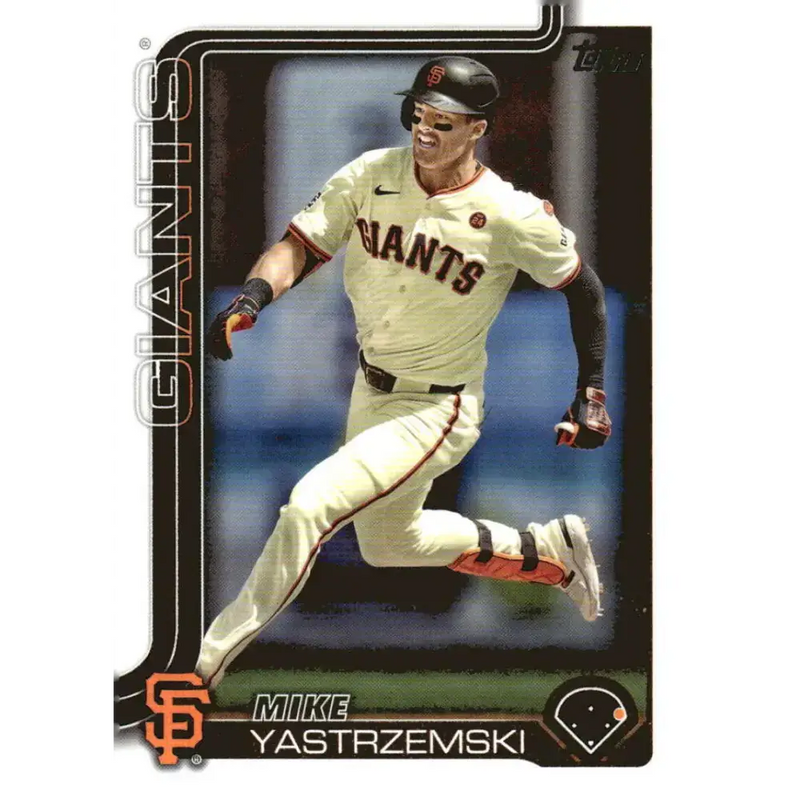 2025 Topps #186 Mike Yastrzemski NM-MT San Francisco Giants Baseball Card - Baseball Card Single