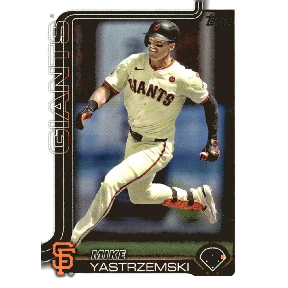 2025 Topps #186 Mike Yastrzemski NM-MT San Francisco Giants Baseball Card - Baseball Card Single