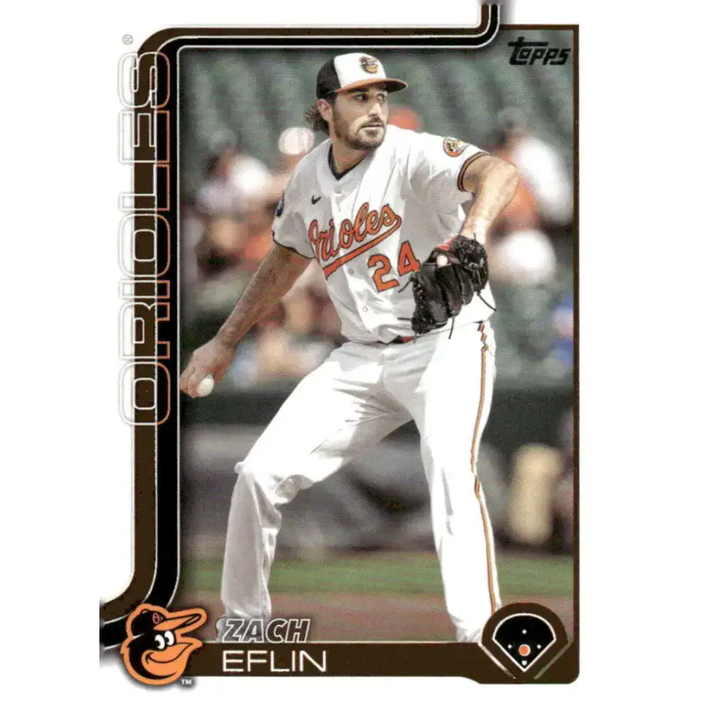 2025 Topps #188 Zach Eflin NM-MT Baltimore Orioles Baseball Card - Baseball Card Single