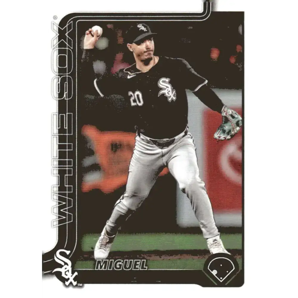 2025 Topps #190 Miguel Vargas NM-MT Chicago White Sox Baseball Card - Baseball Card Single
