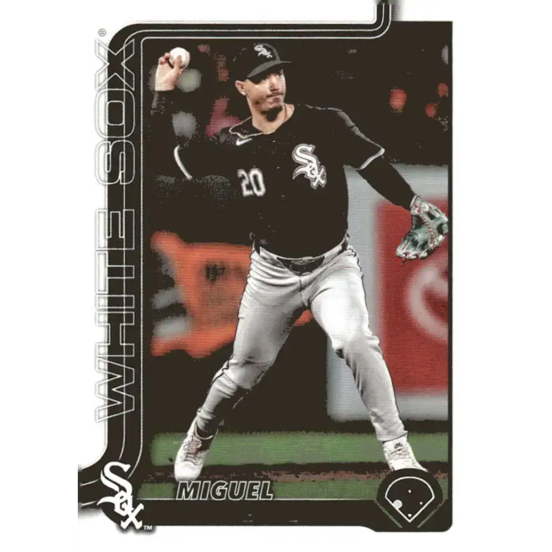 2025 Topps #190 Miguel Vargas NM-MT Chicago White Sox Baseball Card - Baseball Card Single