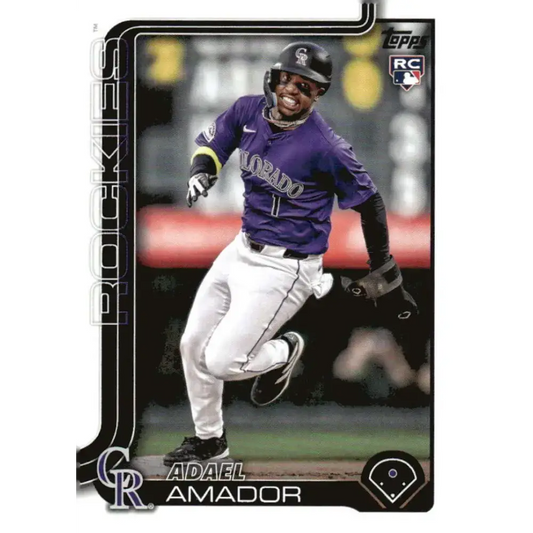 2025 Topps #191 Adael Amador NM-MT RC Rookie Colorado Rockies Baseball Card