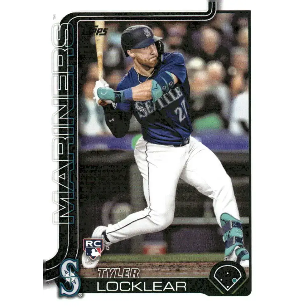 2025 Topps #192 Tyler Locklear NM-MT RC Rookie Seattle Mariners Baseball Card - Baseball Card Single