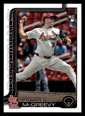 2025 Topps #193 Michael McGreevy - Baseball Card Single