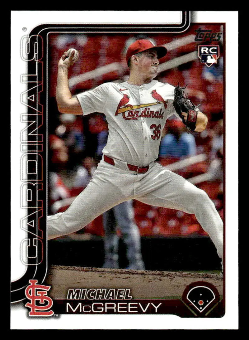 2025 Topps #193 Michael McGreevy - Baseball Card Single
