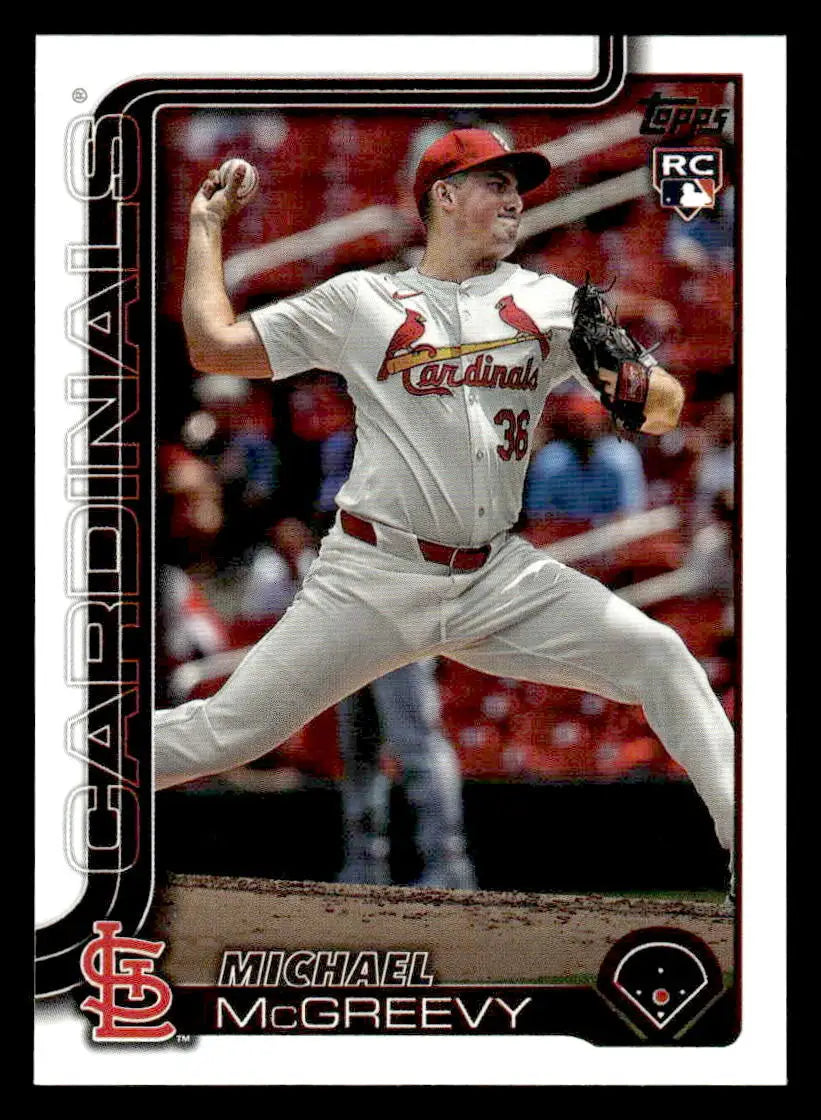 2025 Topps #193 Michael McGreevy - Baseball Card Single