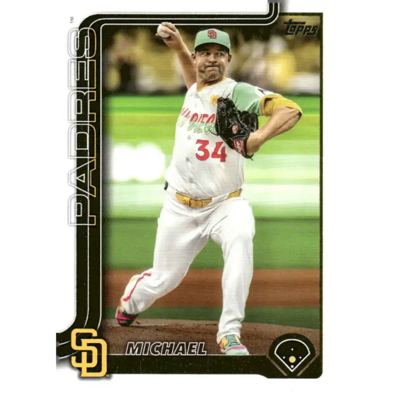 2025 Topps #195 Michael King NM-MT San Diego Padres Baseball Card - Baseball Card Single