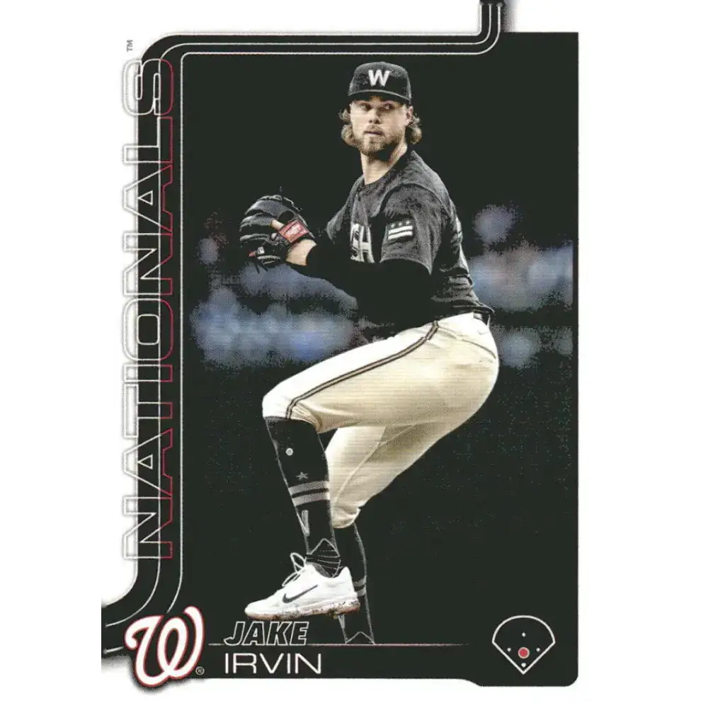 2025 Topps #197 Jake Irvin NM-MT Washington Nationals Baseball Card - Baseball Card Single