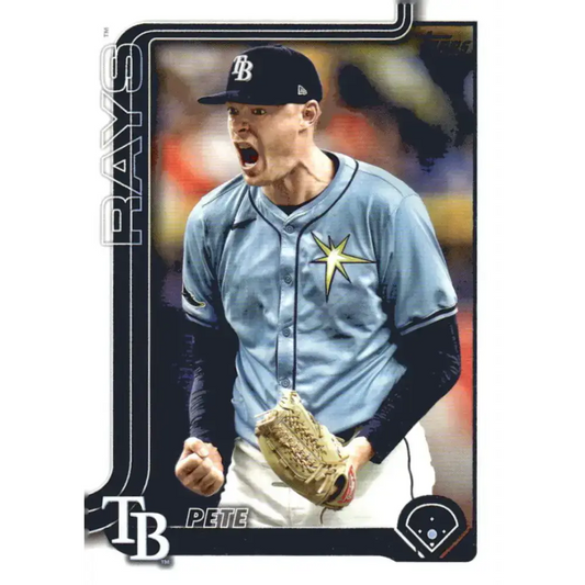 2025 Topps #198 Pete Fairbanks NM-MT Tampa Bay Rays Baseball Card - Baseball Card Single