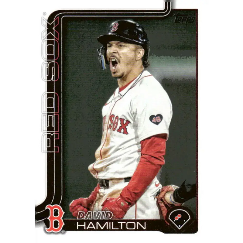 2025 Topps #199 David Hamilton NM-MT Boston Red Sox Baseball Card - Baseball Card Single