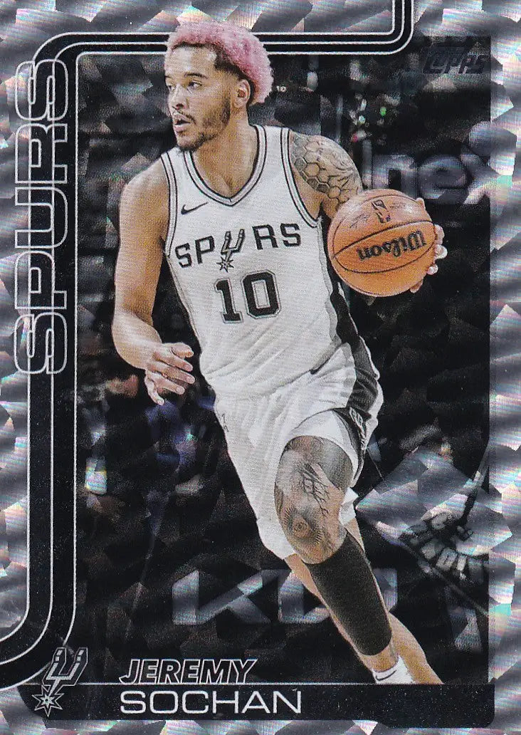 2025 TOPPS #199 JEREMY SOCHAN DIAMONTE- SAN ANTONIO SPURS