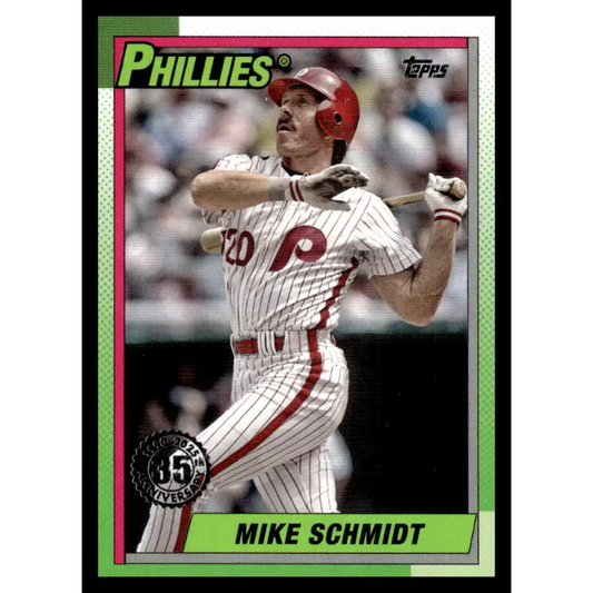 2025 Topps 1990 Baseball #T90-2 Mike Schmidt NM-MT Philadelphia Phillies Baseball Card - Baseball Card Single