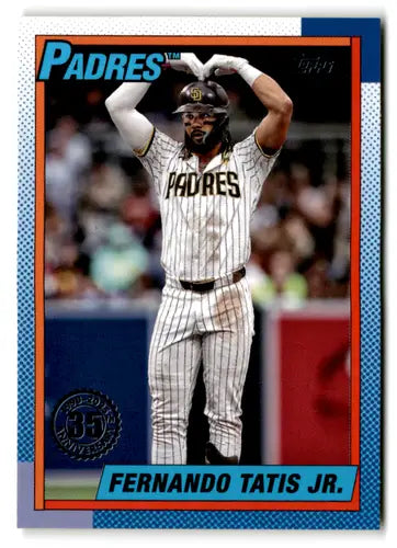 Baseball trading card of Fernando Tatis Jr. T90-81 Fernando Tatis with original gloss