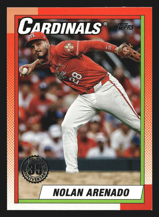 2025 Topps 1990 Topps #T90-52 Nolan Arenado Cardinals - Baseball Card Single
