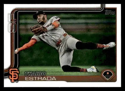 2025 Topps #2 Thairo Estrada - Baseball Card Single