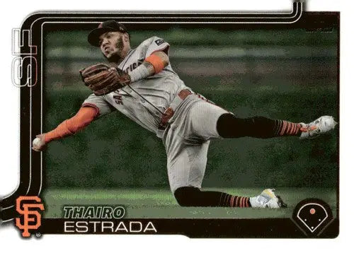 2025 Topps #2 Thairo Estrada NM-MT Giants ID:76899 - Baseball Card Single