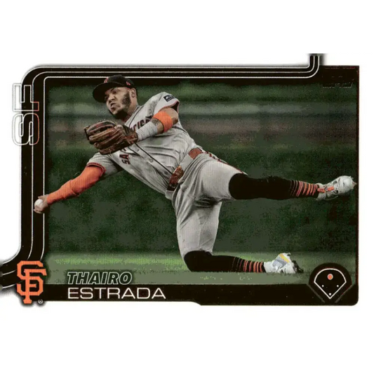 2025 Topps #2 Thairo Estrada NM-MT San Francisco Giants Baseball Card - Baseball Card Single