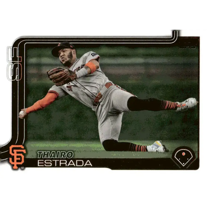 2025 Topps #2 Thairo Estrada NM-MT San Francisco Giants Baseball Card - Baseball Card Single