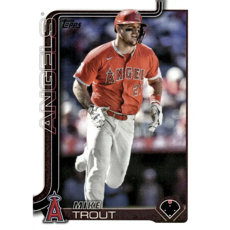 2025 Topps #200 Mike Trout NM-MT Los Angeles Angels Baseball Card - Baseball Card Single