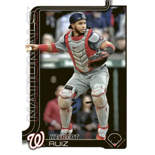 2025 Topps #202 Keibert Ruiz NM-MT Washington Nationals Baseball Card