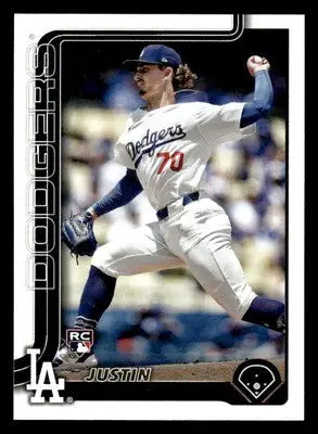 2025 Topps #204 Justin Wrobleski - Baseball Card Single