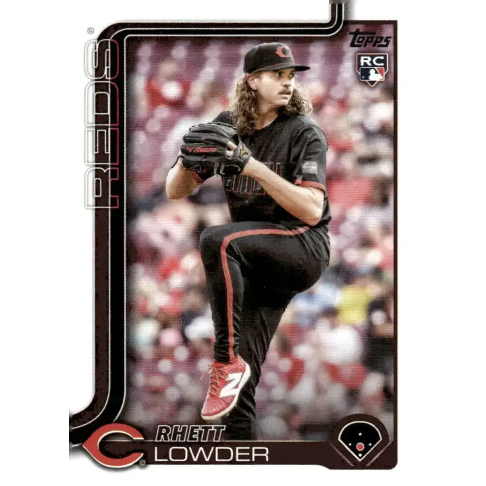 2025 Topps #205 Rhett Lowder NM-MT RC Rookie Cincinnati Reds Baseball Card