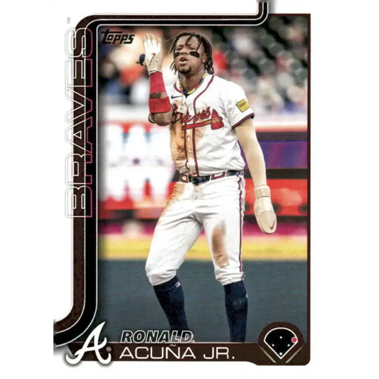 2025 Topps #207 Ronald Acuna Jr. NM-MT Atlanta Braves Baseball Card - Baseball Card Single