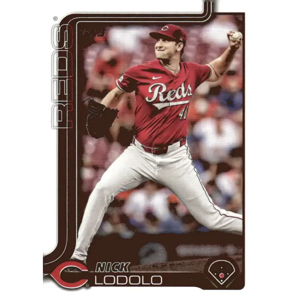 2025 Topps #21 Nick Lodolo NM-MT Cincinnati Reds Baseball Card - Baseball Card Single