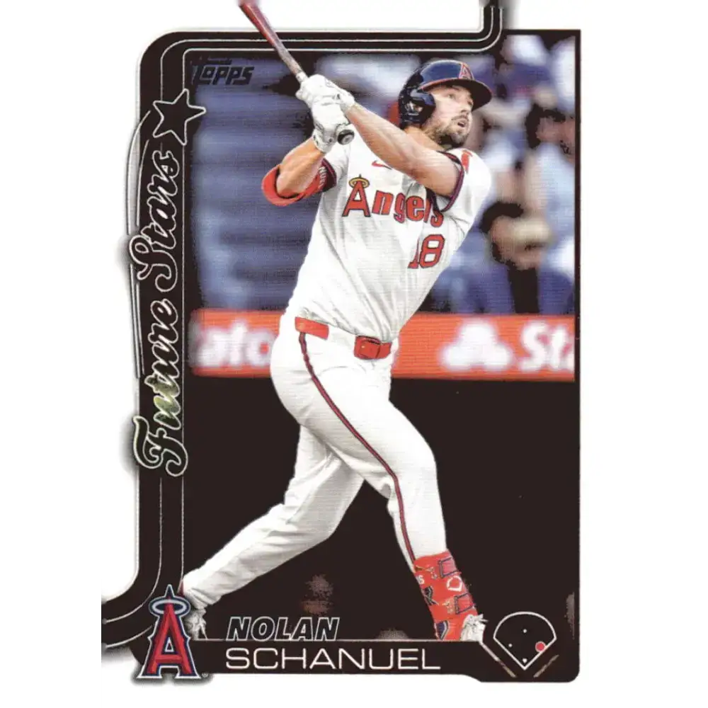 2025 Topps #210 Nolan Schanuel NM-MT Los Angeles Angels Baseball Card - Baseball Card Single