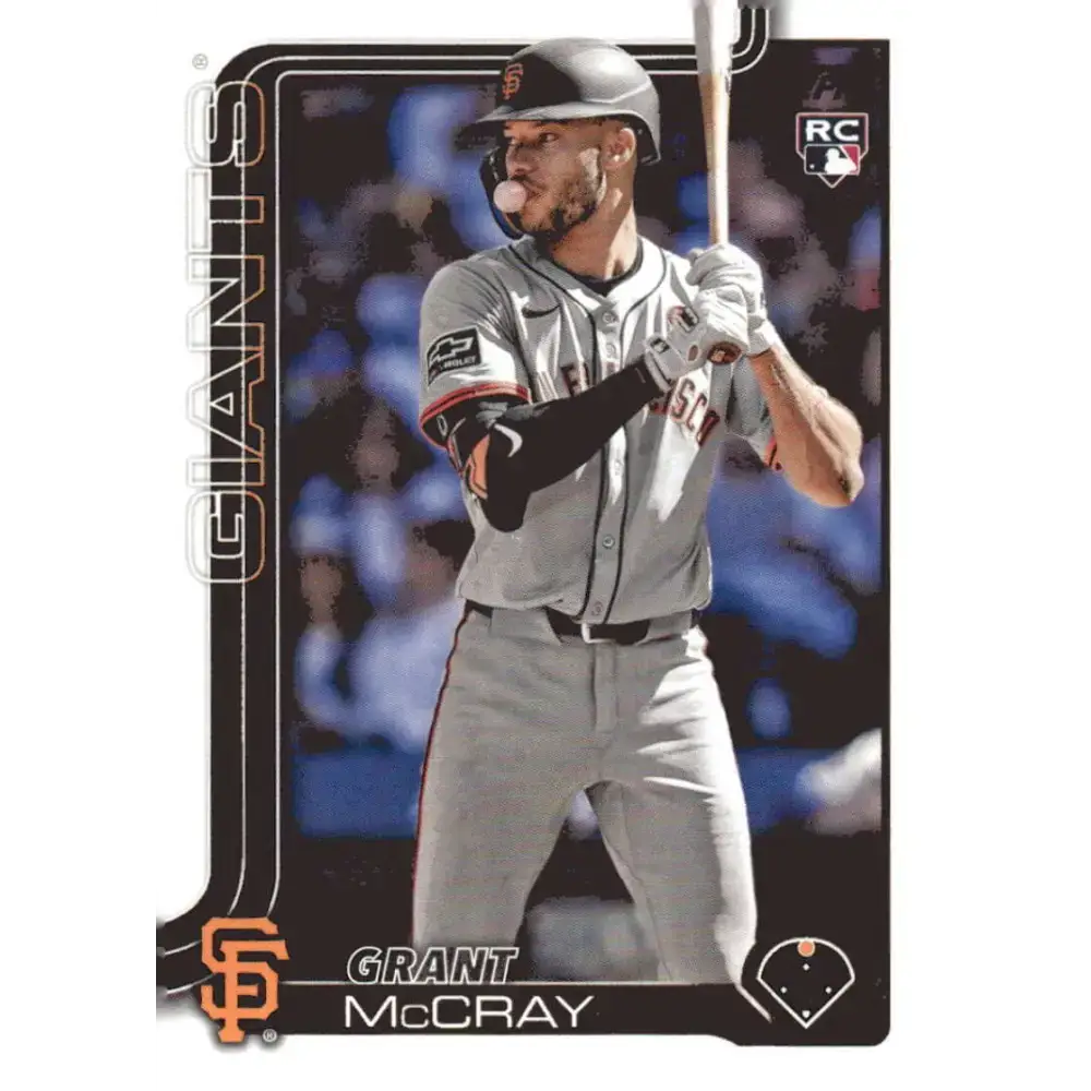 2025 Topps #213 Grant McCray NM-MT RC Rookie San Francisco Giants Baseball Card - Baseball Card Single