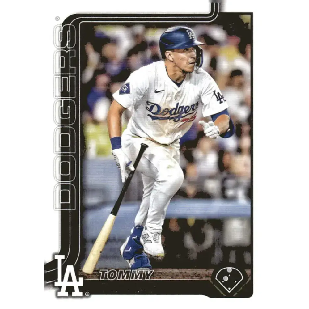 2025 Topps #214 Tommy Edman NM-MT Los Angeles Dodgers Baseball Card - Baseball Card Single