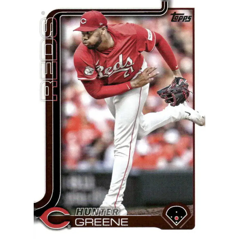 2025 Topps #216 Hunter Greene NM-MT Cincinnati Reds Baseball Card - Baseball Card Single