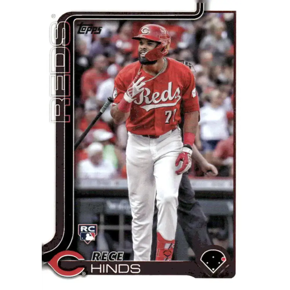 2025 Topps #217 Rece Hinds NM-MT RC Rookie Cincinnati Reds Baseball Card - Baseball Card Single