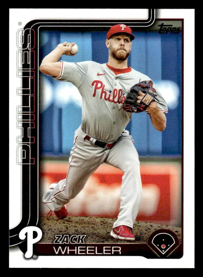 2025 Topps #218 Zack Wheeler - Baseball Card Single
